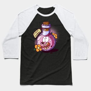 Courage The Cowardly Dog - Liquid Courage Baseball T-Shirt